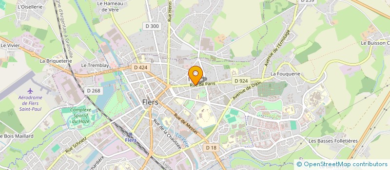 localisation de l'entreprise OUEST ASSURANCES COURTAGE à FLERS