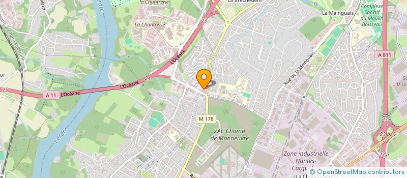 localisation de l'entreprise OUEST ATLANTIQUE ACCUEIL  NANTES