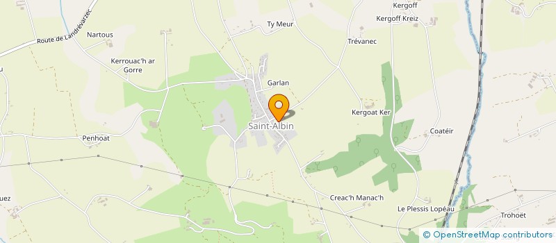 localisation de l'entreprise OUEST AUTO DEMOLITION  PLOGONNEC