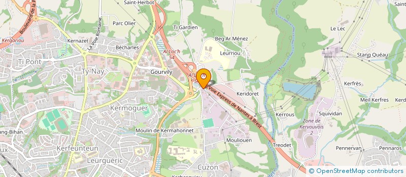 localisation de l'entreprise OUEST AUTO SERVICES à QUIMPER