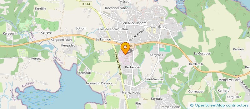 localisation de l'entreprise OUEST AUTOMOBILE  PLOMEUR