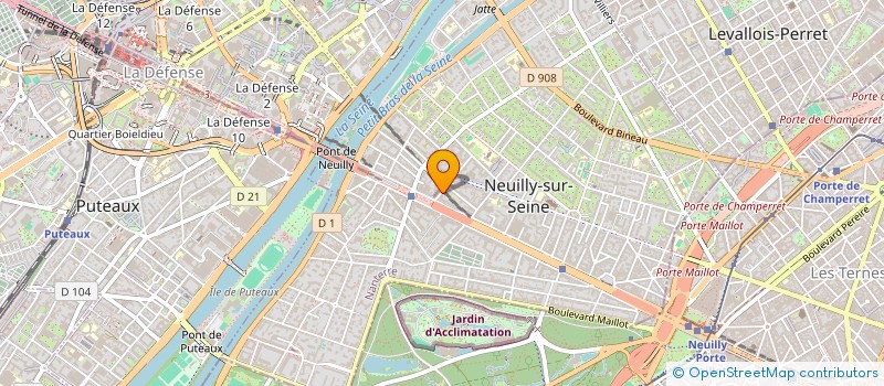 localisation de l'entreprise OUEST AUTOMOBILES à NEUILLY-SUR-SEINE