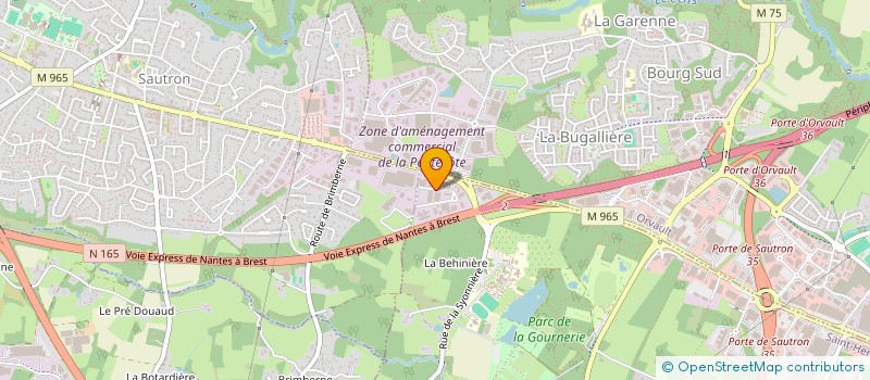 localisation de l'entreprise OUEST BAR 44  SAINT-HERBLAIN
