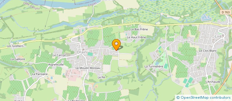 localisation de l'entreprise OUEST BARDAGE à OREE-D'ANJOU