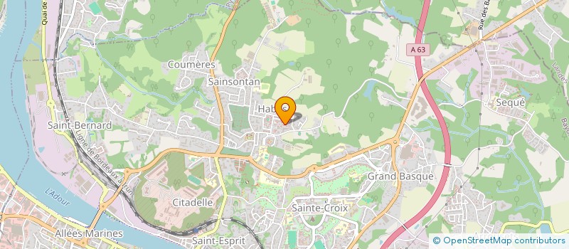 localisation de l'entreprise OUEST BAT à BAYONNE