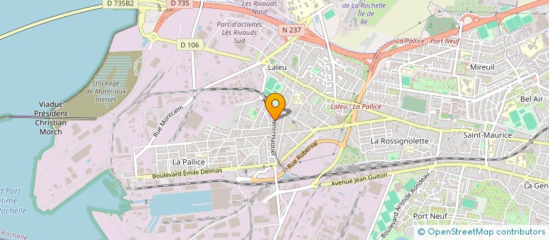 localisation de l'entreprise OUEST BATI RENOV  LA ROCHELLE