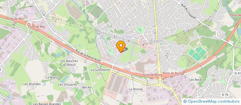 localisation de l'entreprise OUEST BATIMENT 44 à NANTES