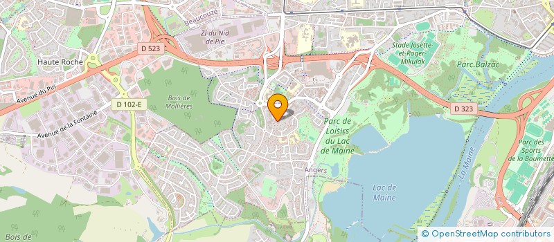 localisation de l'entreprise OUEST BATY SERVICES SARL  ANGERS