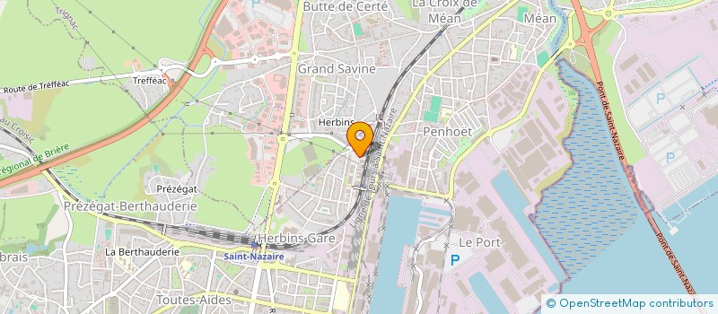 localisation de l'entreprise OUEST BOISSONS LOIRE ATLANTIQUE  SAINT-NAZAIRE