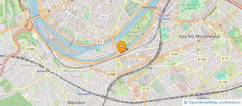 localisation de l'entreprise OUEST CATERING à ISSY-LES-MOULINEAUX