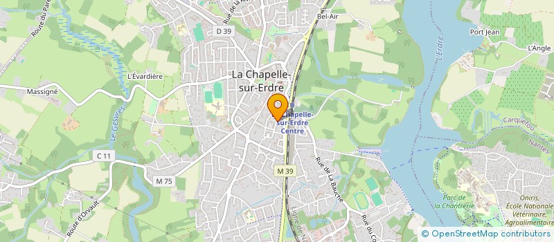localisation de l'entreprise OUEST CAVE  LA CHAPELLE-SUR-ERDRE