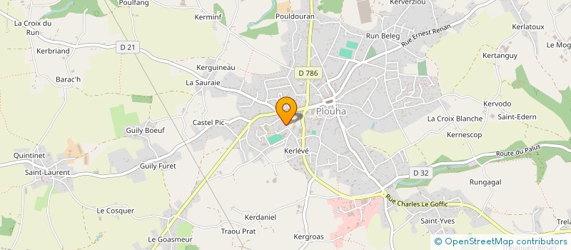 localisation de l'entreprise OUEST CLIMAT TUB à PLOUHA