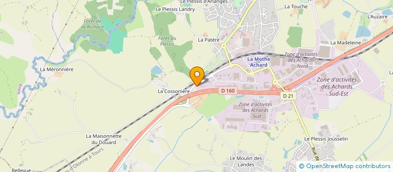 localisation de l'entreprise OUEST CLOTURES à SAINT-MATHURIN