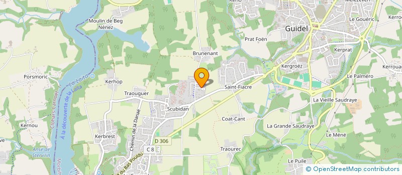 localisation de l'entreprise OUEST COAST  GUIDEL