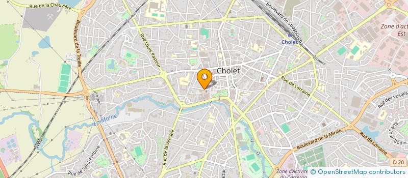 localisation de l'entreprise OUEST COAST DEVELOPPEMENT à CHOLET