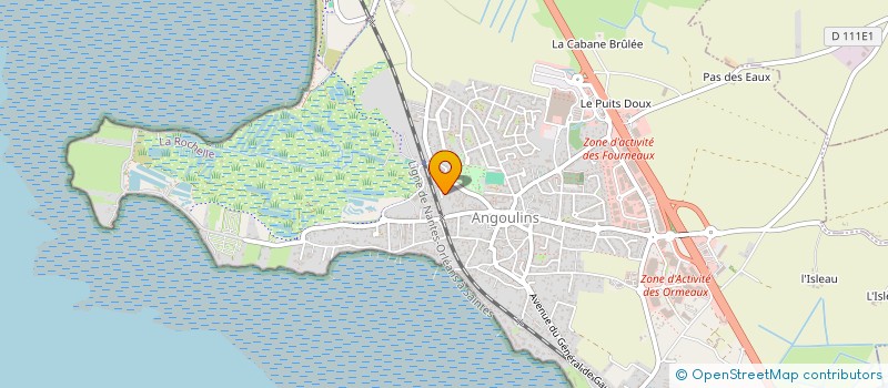 localisation de l'entreprise OUEST COAST IMMO  ANGOULINS