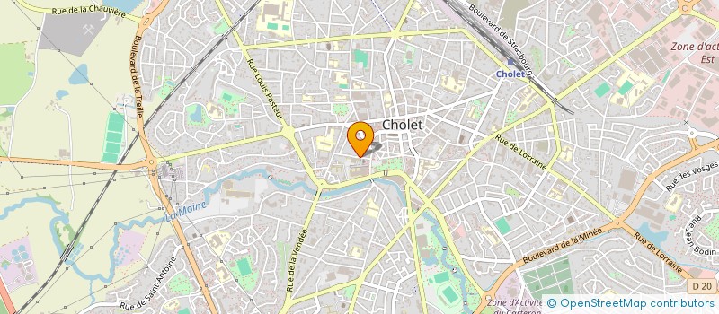 localisation de l'entreprise OUEST COAST INVESTISSEMENT à CHOLET
