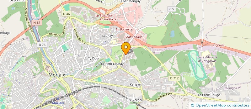 localisation de l'entreprise OUEST CONCEPT à MORLAIX