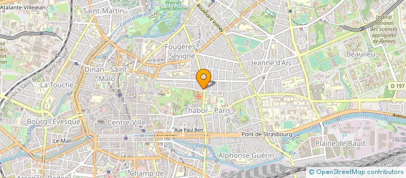 localisation de l'entreprise OUEST CONCEPT ET ENSEIGNEMENT  RENNES