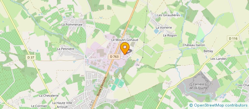 localisation de l'entreprise OUEST CONCEPT HABITAT à VALLET