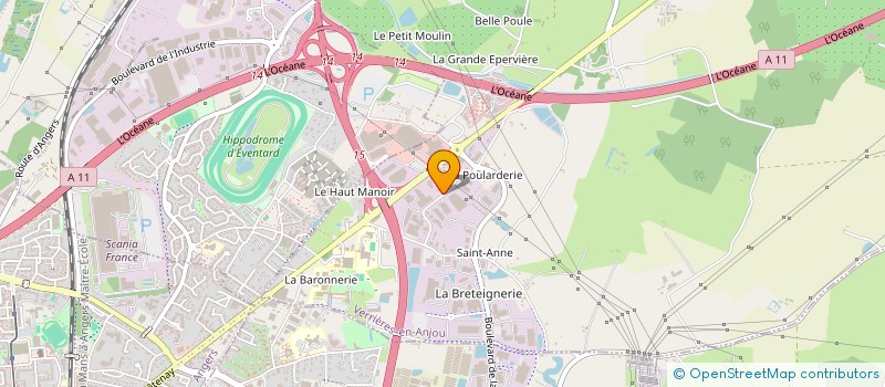 localisation de l'entreprise OUEST CONSEILS à VERRIERES-EN-ANJOU