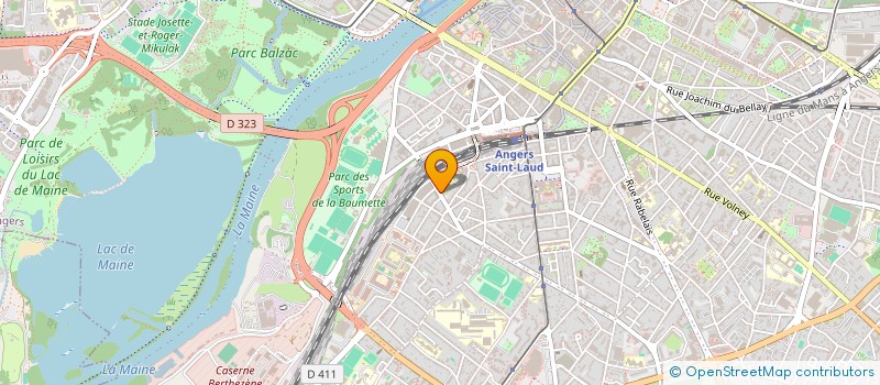 localisation de l'entreprise OUEST CONTENTIEUX à ANGERS