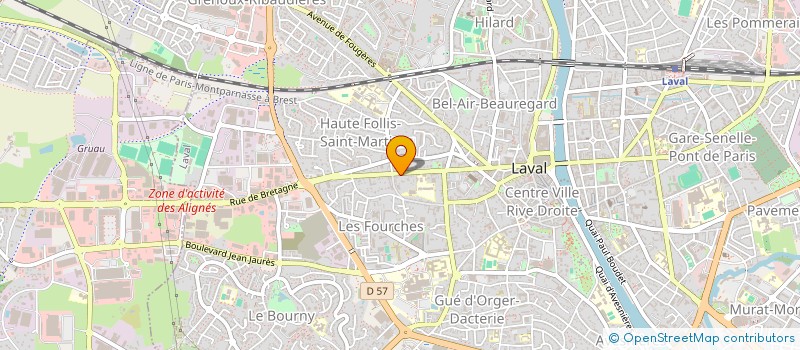 localisation de l'entreprise OUEST CONTENTIEUX à LAVAL