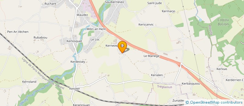 localisation de l'entreprise OUEST CONTROLE PULVE à PEDERNEC