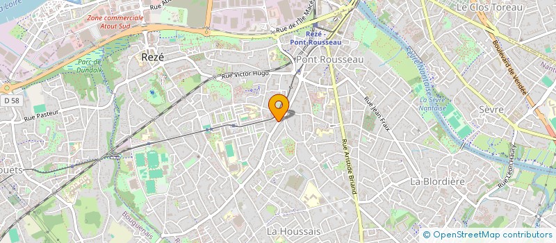 localisation de l'entreprise OUEST CRM à REZE