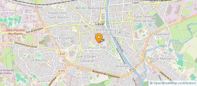 localisation de l'entreprise OUEST CROISSANCE à LAVAL