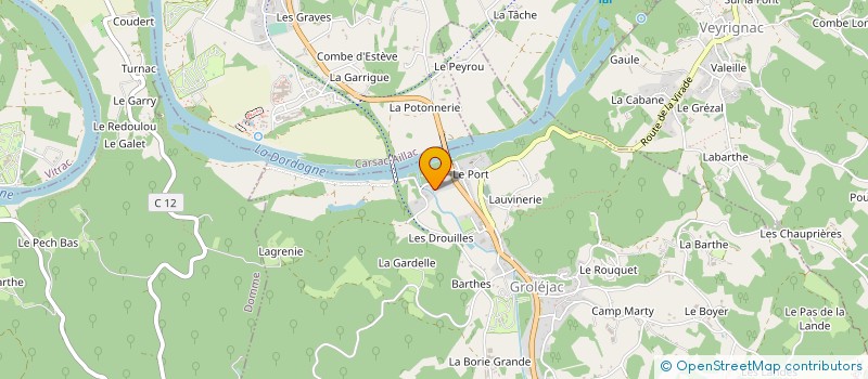 localisation de l'entreprise OUEST DEVELOPPEMENT à GROLEJAC