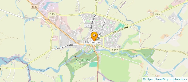 localisation de l'entreprise OUEST DISTRIBUTION à MAULEVRIER
