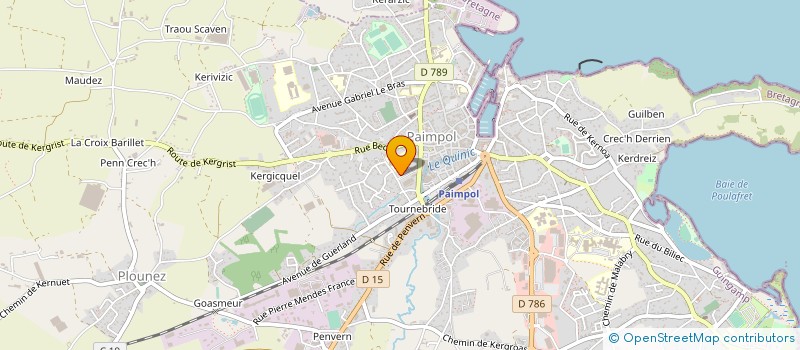 localisation de l'entreprise OUEST DISTRIBUTION DEVELOPPEMENT à PAIMPOL