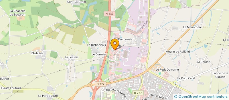 localisation de l'entreprise OUEST DISTRIBUTION SERVICE à BAIN-DE-BRETAGNE