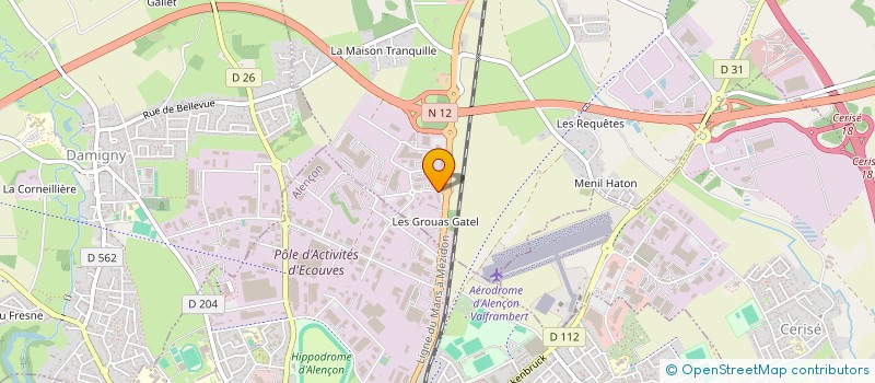 localisation de l'entreprise OUEST DONER DISTRIBUTION à VALFRAMBERT