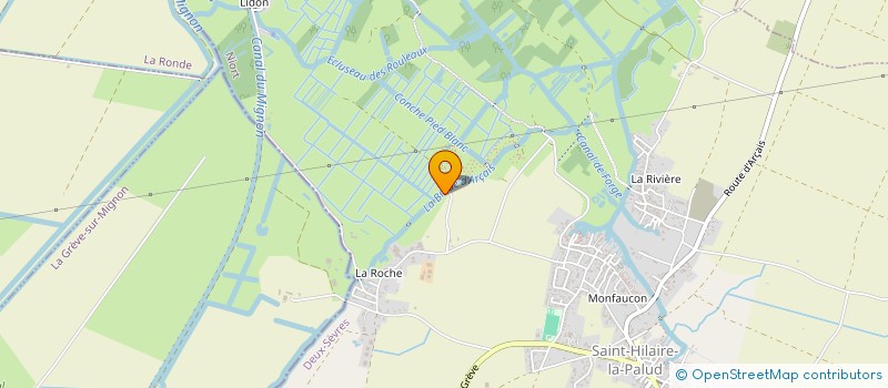 localisation de l'entreprise OUEST EAU PURE  SAINT-HILAIRE-LA-PALUD