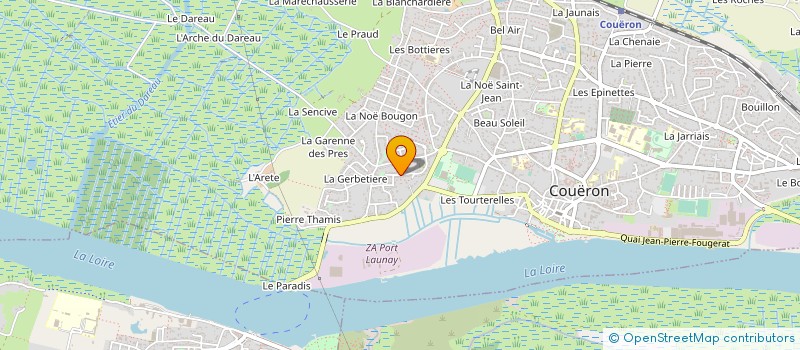 localisation de l'entreprise OUEST ELECTRIC à COUERON