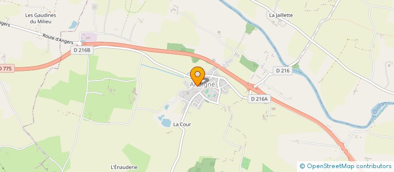 localisation de l'entreprise OUEST ELECTROLYSE à ERDRE-EN-ANJOU