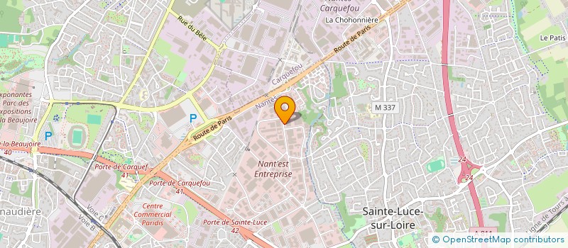 localisation de l'entreprise OUEST ENCHERES PUBLIQUES OEP à NANTES