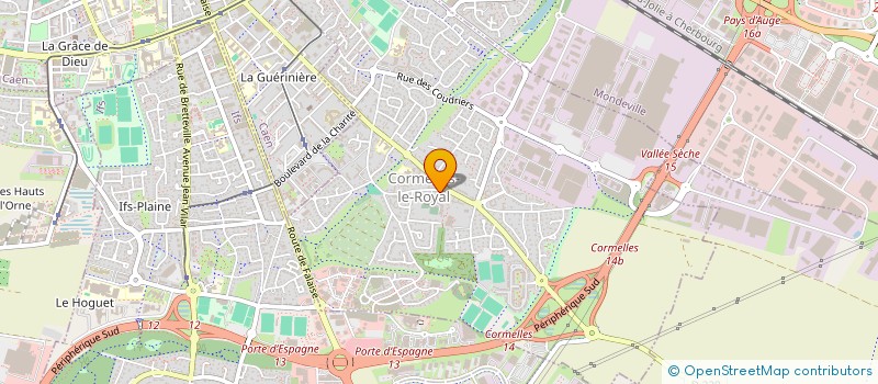 localisation de l'entreprise OUEST ENERGIE à CORMELLES-LE-ROYAL