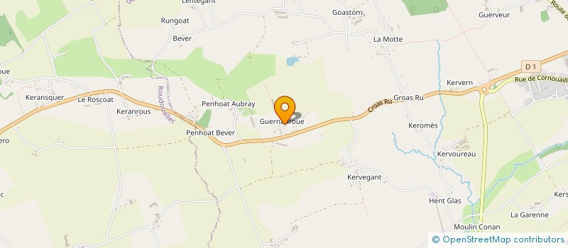 localisation de l'entreprise OUEST- FINANCES - CONSEILS (O.F.C.)  GOURIN