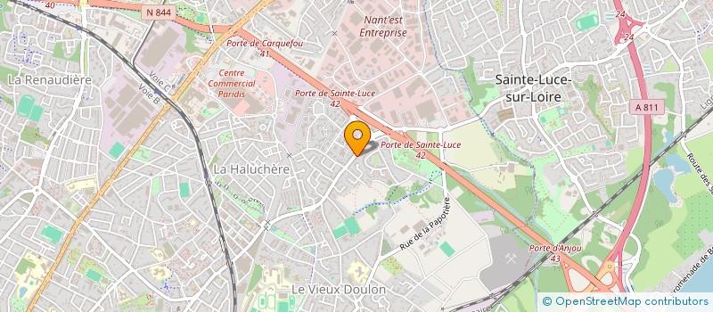 localisation de l'entreprise OUEST FLAMME à NANTES