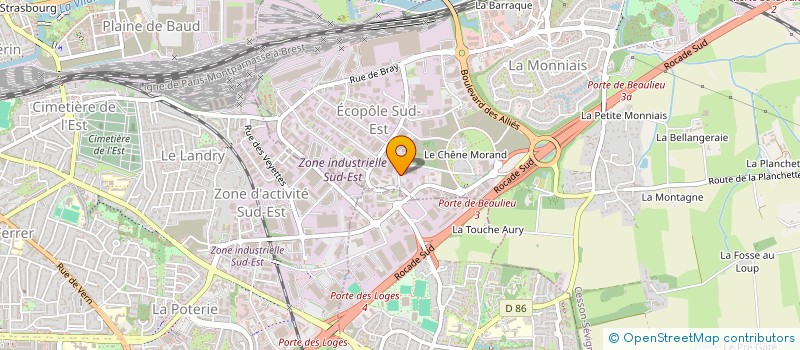 localisation de l'entreprise OUEST FLEXIBLES à CESSON-SEVIGNE