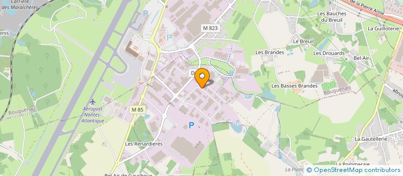 localisation de l'entreprise OUEST FONDERIE PARACHEVEMENT à SAINT-AIGNAN-GRANDLIEU