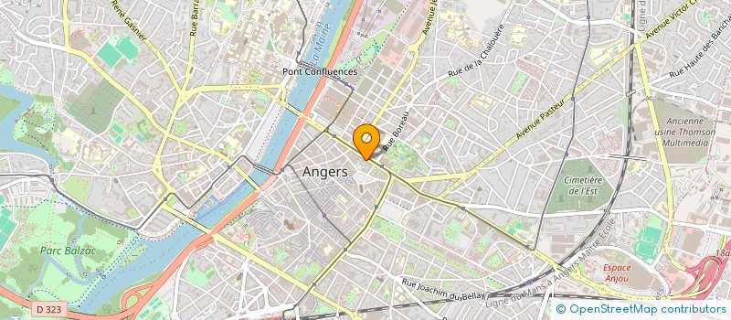 localisation de l'entreprise OUEST FORMATION à ANGERS