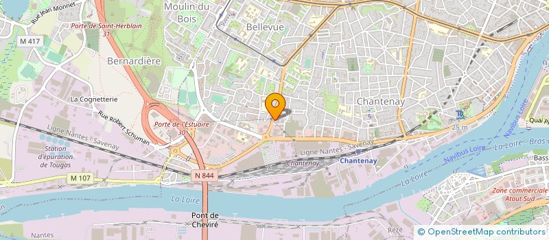 localisation de l'entreprise OUEST FORMES à NANTES