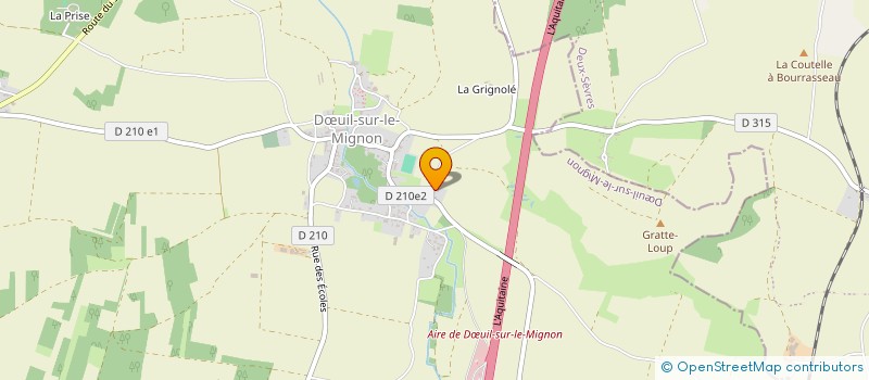 localisation de l'entreprise OUEST FOURRAGE  DUIL-SUR-LE-MIGNON