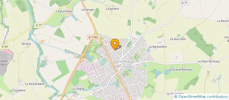 localisation de l'entreprise OUEST FRAIS DISTRIBUTION à MONTAIGU-VENDEE