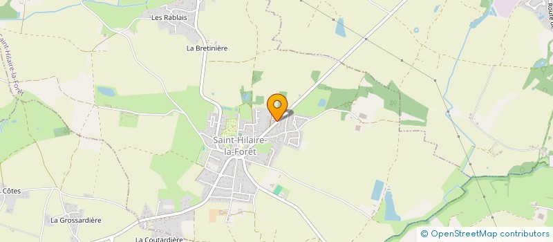 localisation de l'entreprise OUEST FROID 85  SAINT-HILAIRE-LA-FORET