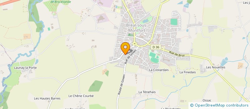 localisation de l'entreprise OUEST FRUITS LEGUMES à CHAVAGNE